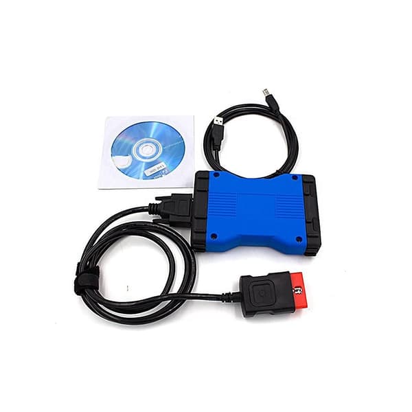 Bluetooth-scanner diagnostisk værktøj Ds150eobd Tcs 2017r3 Keygen kompatibel med bil lastbil Blue  Black