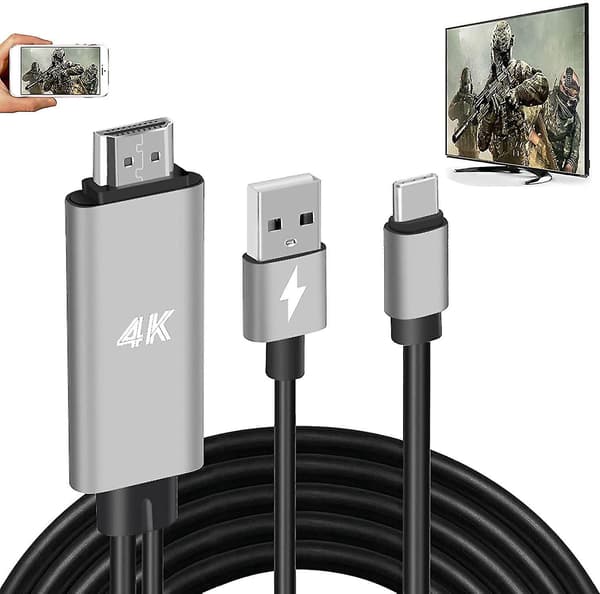 HDMI-adapter USB Type-C-kabel MHL 4K Video Digitalt Konverteringskabel