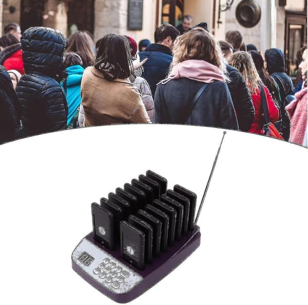 16 Restaurant Pager System Buzzere Ringer Kundeservice Berøringsskjerm Restaurant Ventende BuzzereuJia