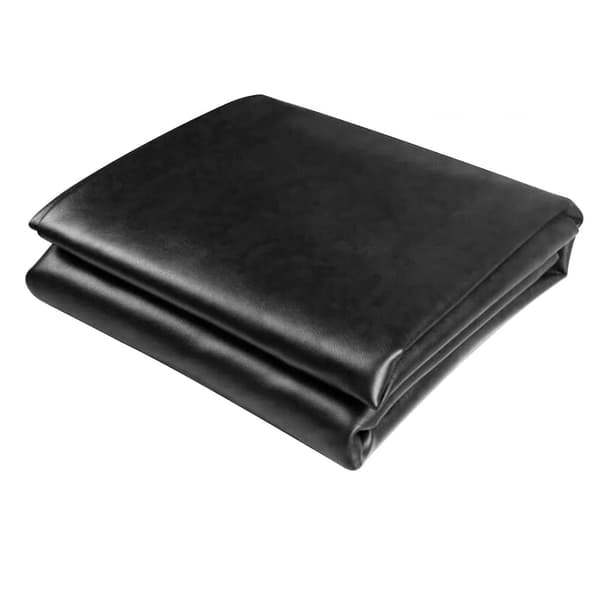 Biljardbordsskydd - Latex Läder Pingisbordsskydd Kompatibelt med Alla Årstider - Brun 7ft Black 9ft