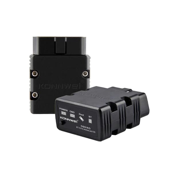 Bluetooth OBD2 OBDII Automotive Scanner Bil Felkodsläsare Kompatibel med Android Torque black