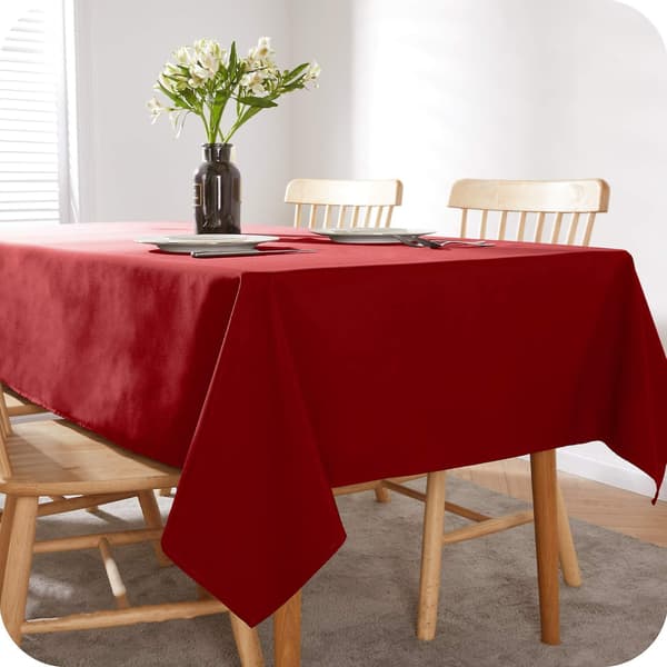 Vanntett duk med lotuseffekt - 130x220 cm Rød