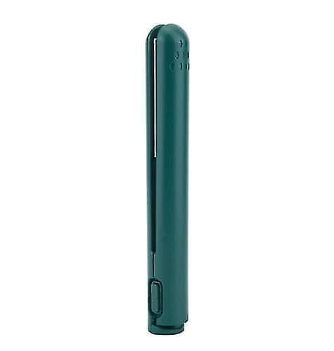 Mini 2-i-1 USB Krølltang Hårkrøller Dobbel Funksjon Bærbart Stylingverktøy green