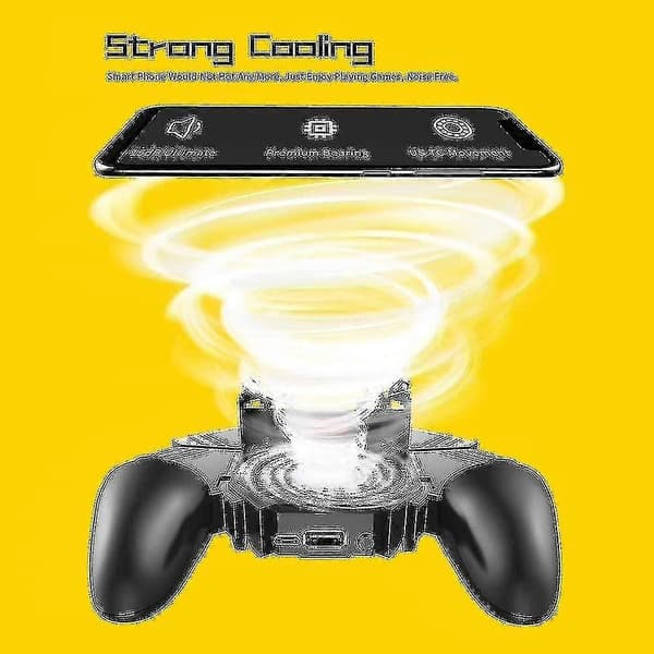 Ak77 mobilspillkontroller Pubg spillkontroller Gamepad 6-finger spillutløser