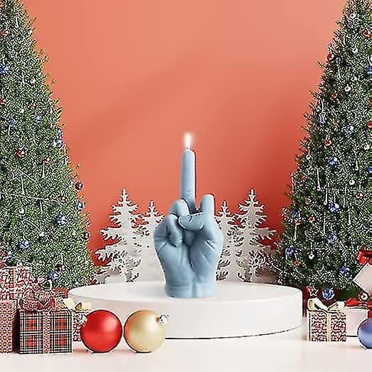 Kreativa Långfingerformade Gest Doftljus blue