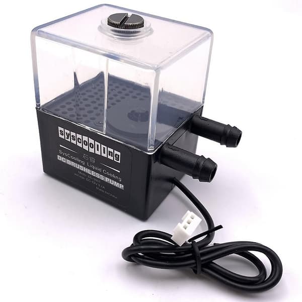 Ny version Sc-300t vandkølepumpe 23db pumpe + tankintegrationsstil Dc12v black
