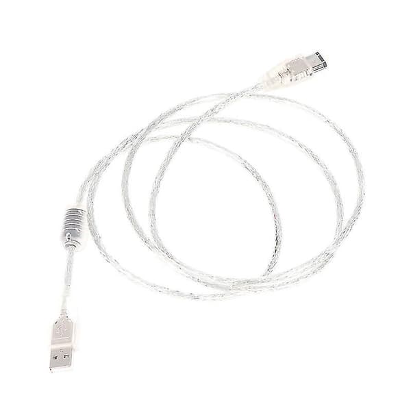 1 x Firewire IEEE 1394 6-nastainen uros-USB 2.0 urossovitinkaapeli