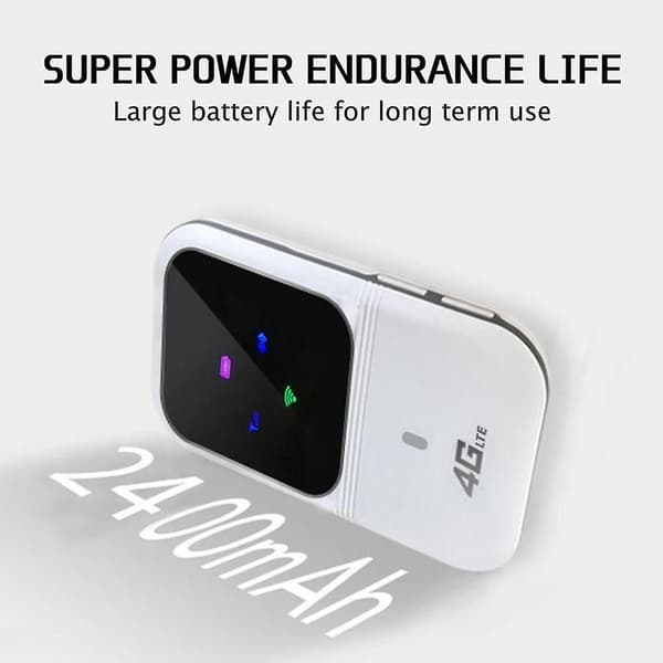 Ulåst 4G LTE Mobil WiFi Trådløs Router Bærbar Hotspot