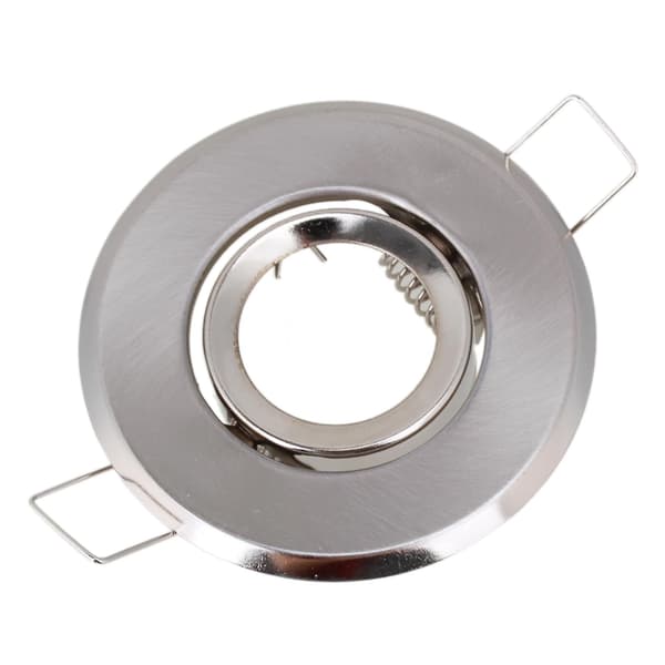 2-pack MR11 Downlight-armaturer med 70 mm lamphållare i satinkrom