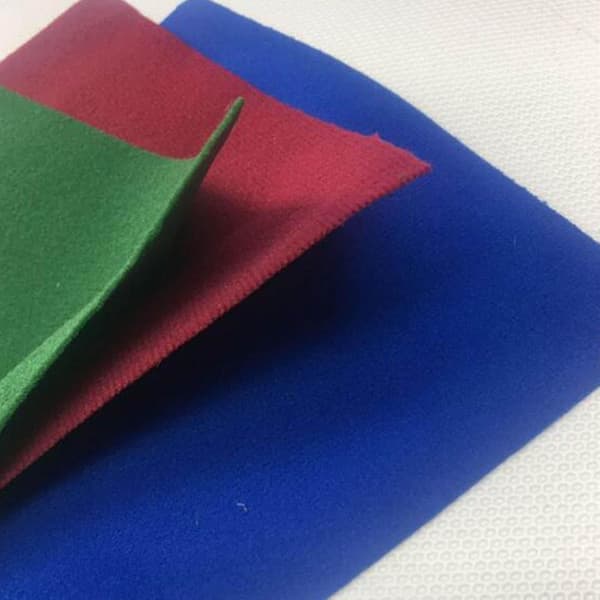 Professionelt Billarddug Spil Snooker Filt Tilbehør Red 2.6x1.45M