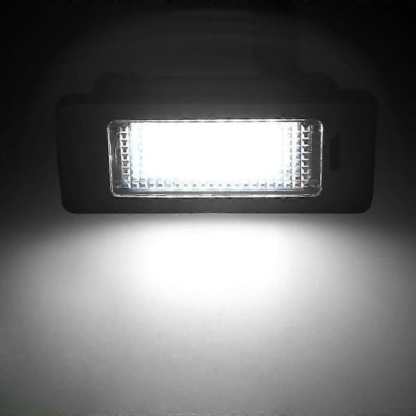 2 kpl Bmw E39 E60 rekisterikilven valo 6000k valkoinen ei virhettä Led-rekisterikilven valo Bmw E90 E91 E92 E61 E60 E70 E71