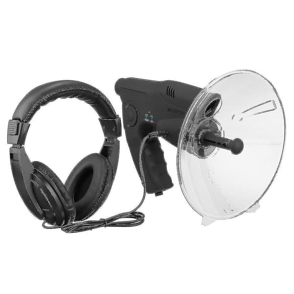 Parabolmikrofon Monokulær X8 Bionic Ear Fuglelytte-teleskop 200m rekkevidde
