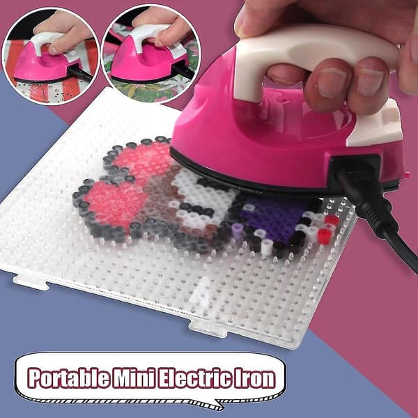 Bærbart Mini Elektrisk Dampstrykejern - Reise Plastperler As Show Free Size
