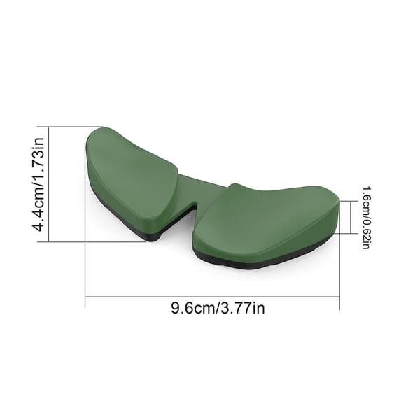 Ergonomiskt handledsstöd för mus, karpaltunnelstöd, smärtlindring, anti-trötthet, lätt glid, elegant Grön