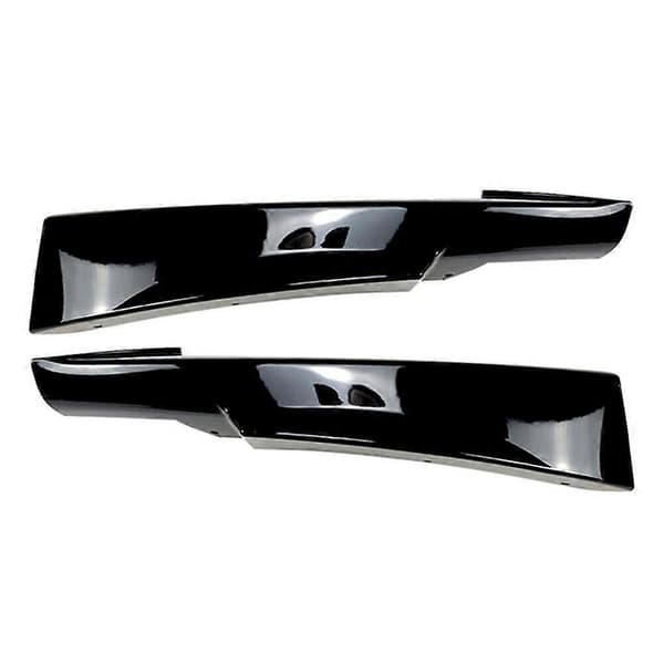 Blank Sort Forkofanger Læbe Hjørnesplittere Kompatibel med BMW E90 E91 LCI M-Tech 2009-2013