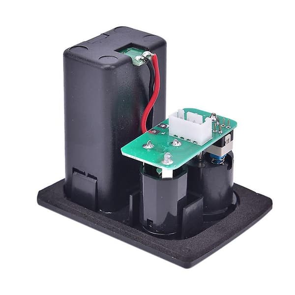 Lc-5 Akustisk Gitar Pickup Batteriboks Batteriholder Etui Gitar Tilbehør Black