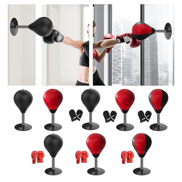 Speed Ball Desktop Boksebold, Boksning Muay Thai Punch Ball, Boksebold Black
