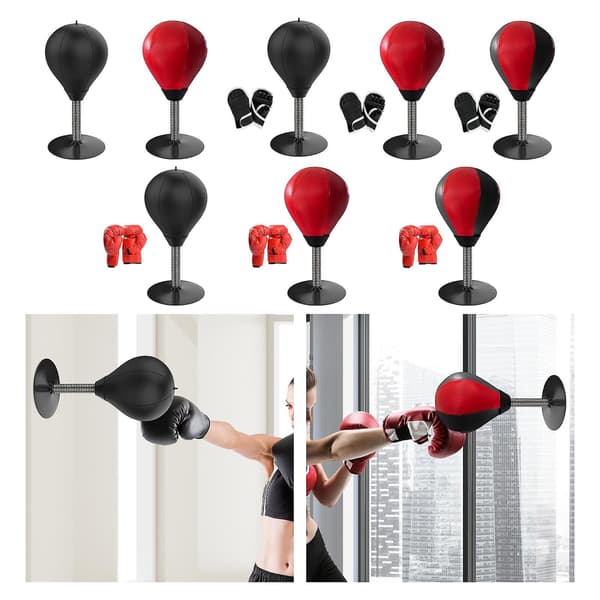 Speed ball Desktop Boksebold Bokse Muay Thai Punch Ball Boksebold Svart