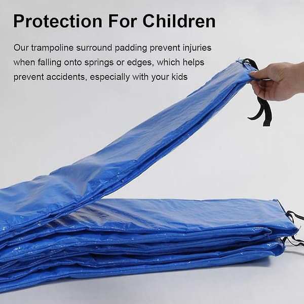 6ft säkerhetsskydd fjäderskydd kompatibelt med PVC-studsmatta för barn med stoppning