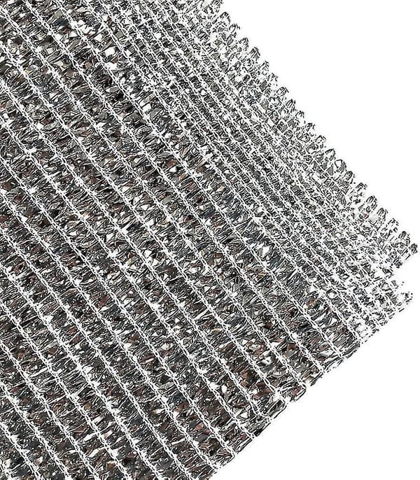Reflekterende Aluminet Solskærm Net UV-resistent Netting med Tyller, 3x3m Kompatibel med Havearbejde