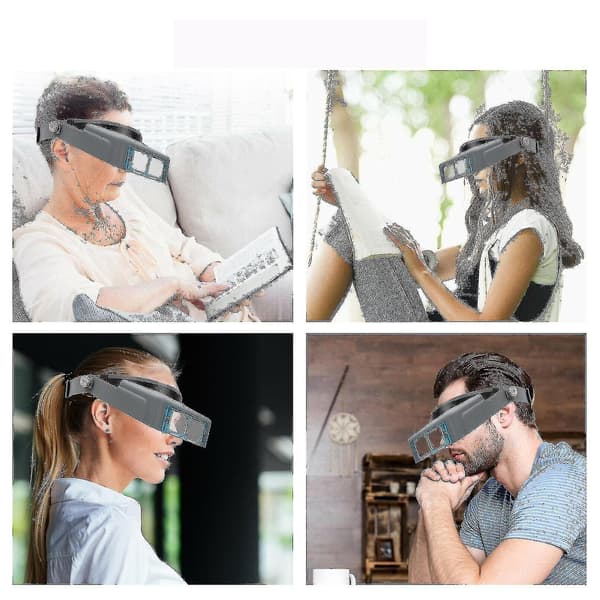 Optivisor förstoringsglas förstoringsvisirglas 4 st