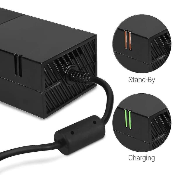 Xbox One strømforsyning, opgraderet version, AC-adapter udskiftningsoplader strømkabel til Microsoft Xbox One, 100-240V spænding