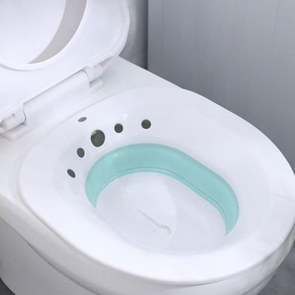 Vikbart hemorrojder Sitz Bath Toalett Bidé Badkar För Postpartum