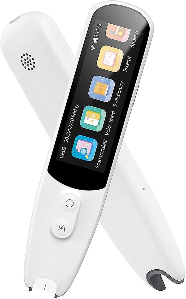 OCR Digital läspenna Text till tal kompatibel med dyslexi Bluetooth-översättare