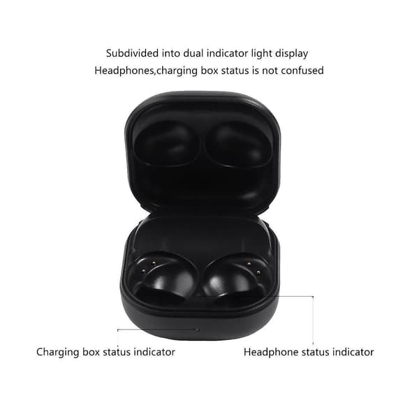 Erstatningsladeetui for Galaxy Buds 2 Pro trådløst øretelefonladeetui Black