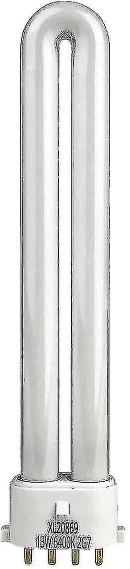Xtralite 9W CFL dagslyserstatningspære, 4-pinners 2G7-sokkel, 6400K