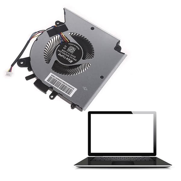 För msi Katana Gf66 Gf76 11sc 11uc Laptop Cpu Kylfläkt 5v 4pin Gpu Radiator CPU