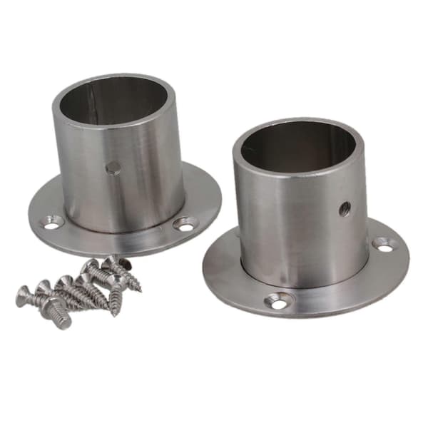 32 mm rørflensholder i rustfritt stål