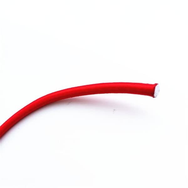 5 mm rød elastisk gummibungee-reb stødsnor til både og trailere, 10 m Red