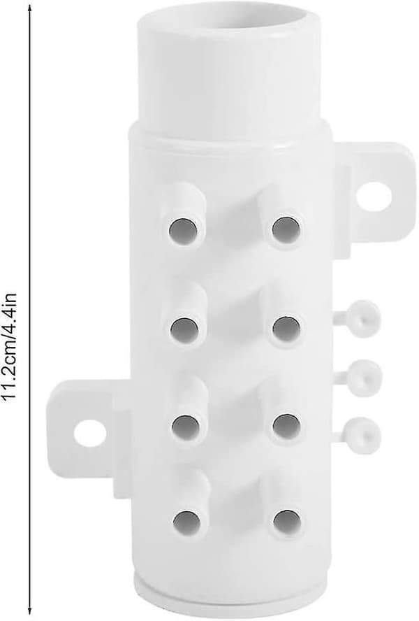 VVS-fördelare, Spa Bubbelpool PVC Vattenrör 8-ports VVS-fördelare Bypass-kopplingar