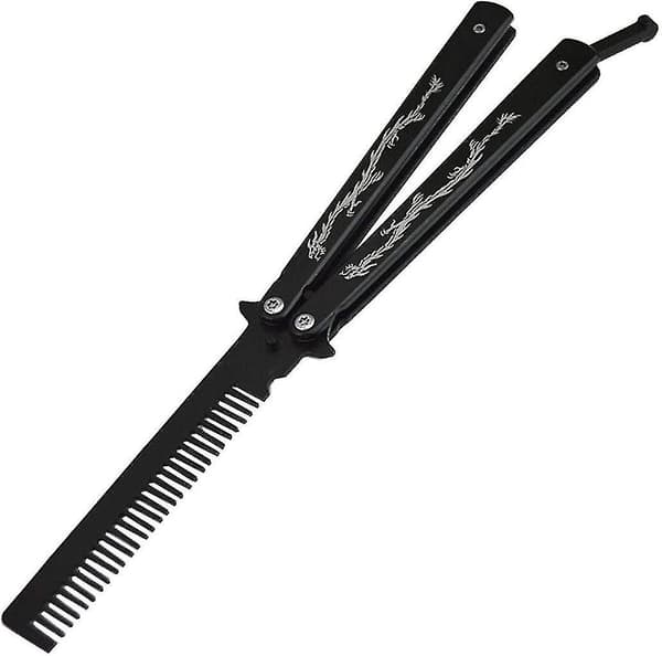Dww-sommerfuglekam Foldekam i rustfrit stål Balisong Metalkamværktøj