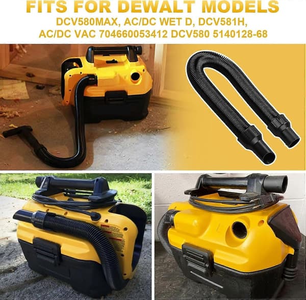 Ersättningsslangmontering för Dewalt lövblås och dammsugare 704660053412 DCV580 DCV5