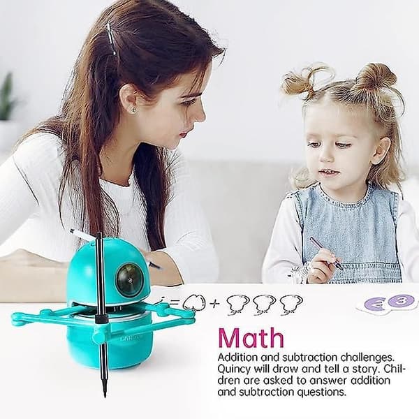 Ritrobot pedagogisk leksak kompatibel med barn 4-8 år interaktiv talande undervisning matematik present