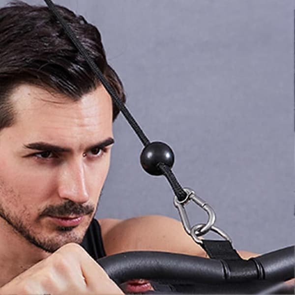 Rebmaskintilbehør Curl Bar Kabeltilbehør til Fitness Pull-Ups black