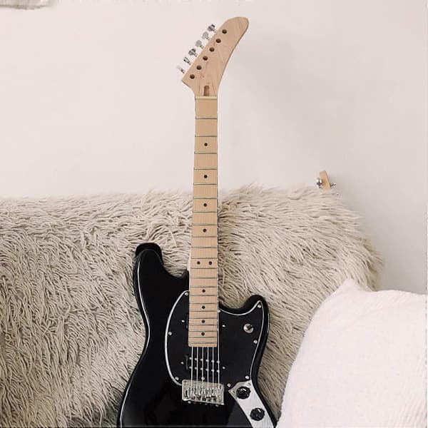 22 Band Maple Banana Elgitarrhals Dot Inlay för reservdelsbyte WOOD