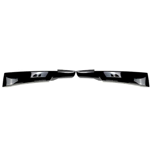 Glanssvarta främre stötfångarläpphörnsplitters kompatibla med BMW E90 E91 LCI M-Tech 2009-2013