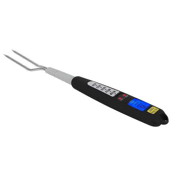 Digital BBQ-termometer kompatibelt medk - Øjeblikkelig aflæsning, dobbelt probe, LED-display