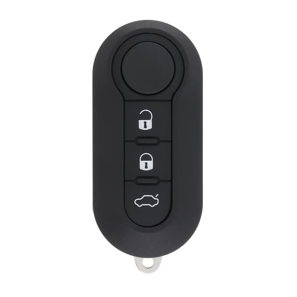 Sammenleggbart bilnøkkeletui kompatibelt med Fiat 500, 3 knapper model 3 Case only