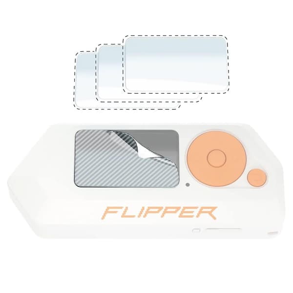 HD klare PET-skjermbeskyttere kompatible med Flipper Zero spilltilbehør