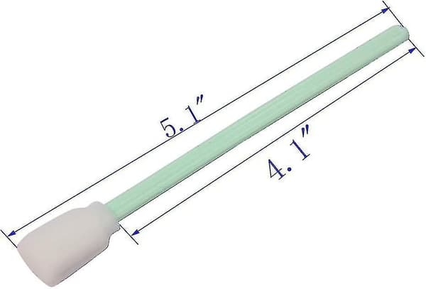 100 stk. 5,1\" skumrensepinde til inkjetprinter Roland optisk udstyr