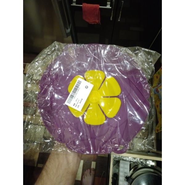 Matlagningssäkert silikonlock purple