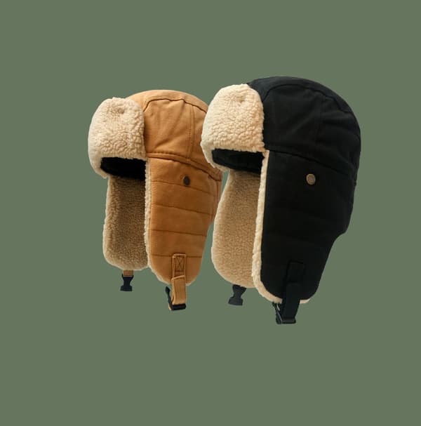 vinterridning skidpilot mössa fleece tjock dark blue