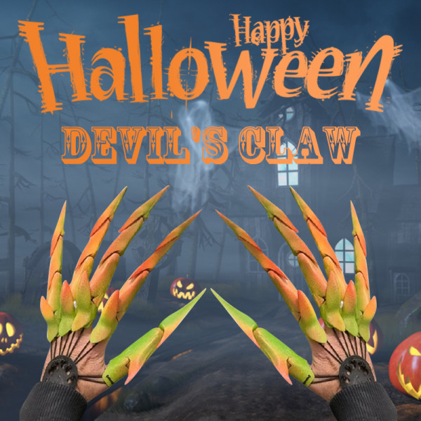 Halloween artikulerede fingre Creative Funny Finger Ghost Claw red,green,yellow right