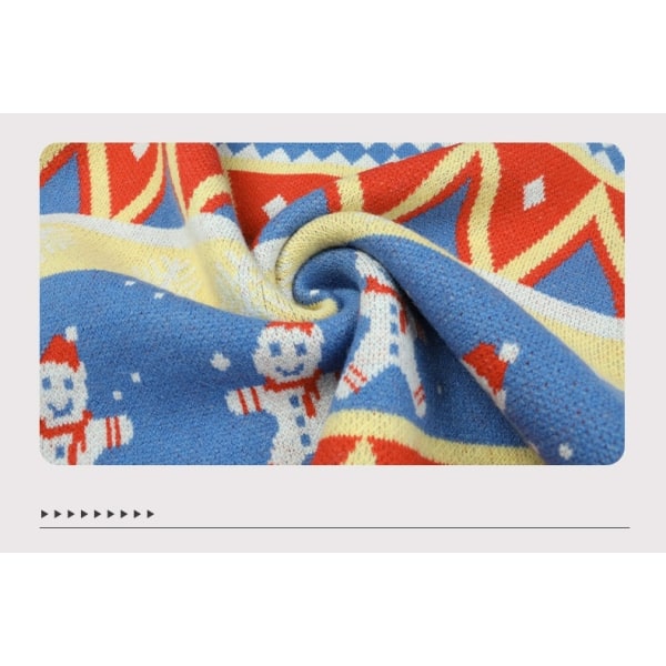 Joulun Lumihiutale Sweater Syksyn ja Talven neule Naisten red small