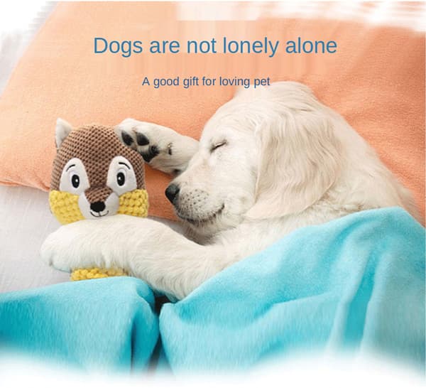 Animal Series Plyslegetøj Interactive Sounding Bite Resistant white&gray husky
