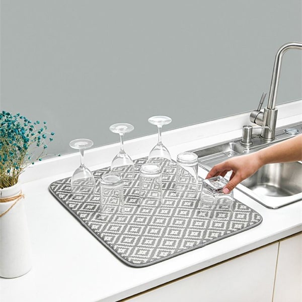 Multifunktion superabsorberende opvaskemåtteisolering leaf 41*49cm